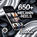 Melanin Luxe Pack 2: 650+ Nuevos Clips de Estilo de Vida Pro 👑