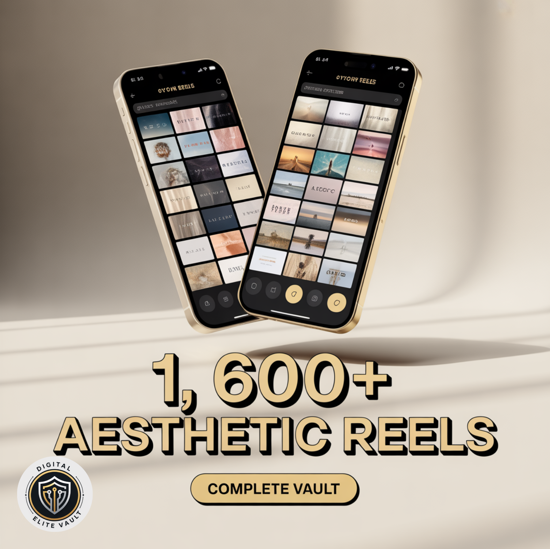 Aesthetic Master Vault: 1,600+ Reels 🔥