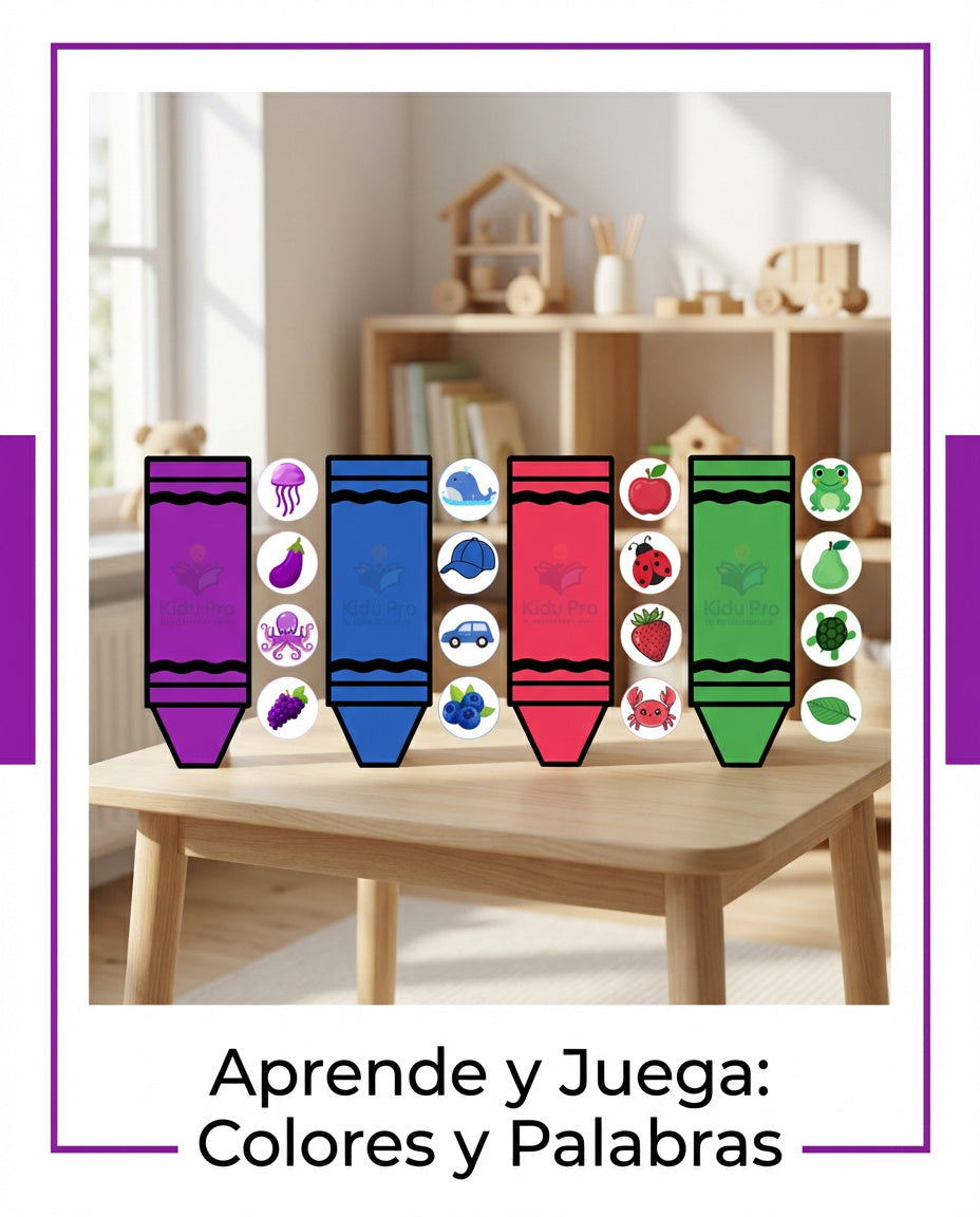Aprende los Colores con Crayolas
