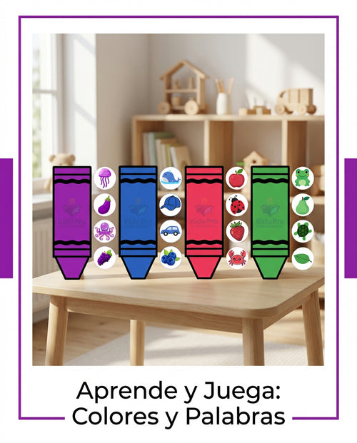 Aprende los Colores con Crayolas