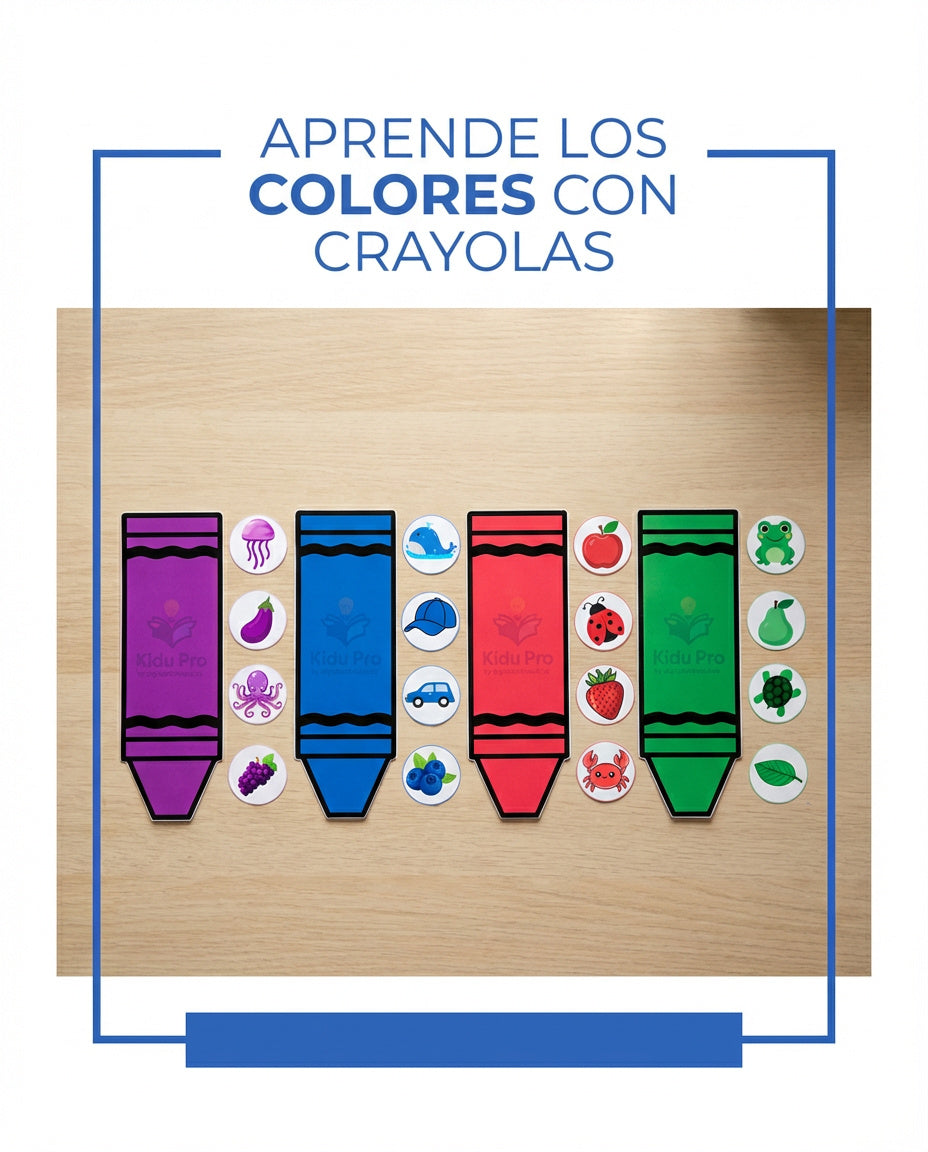 Aprende los Colores con Crayolas